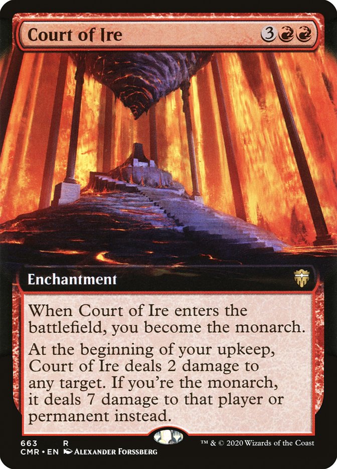 Court of Ire (Extended Art) [Commander Legends] | I Want That Stuff Brandon