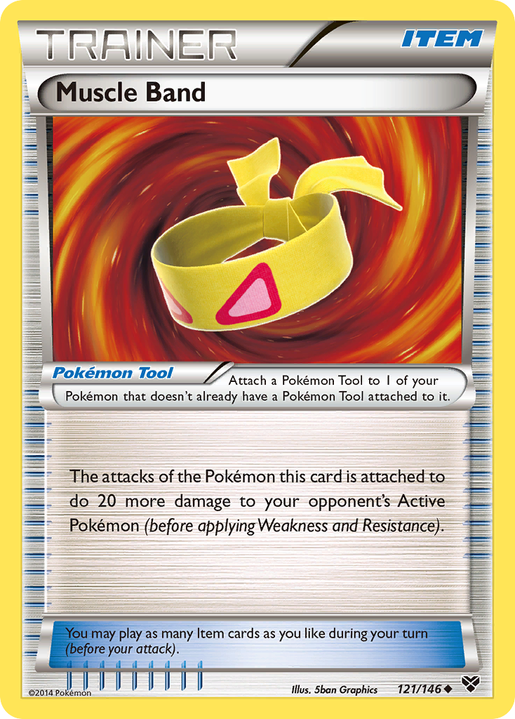 Muscle Band (121/146) [XY: Base Set] | I Want That Stuff Brandon