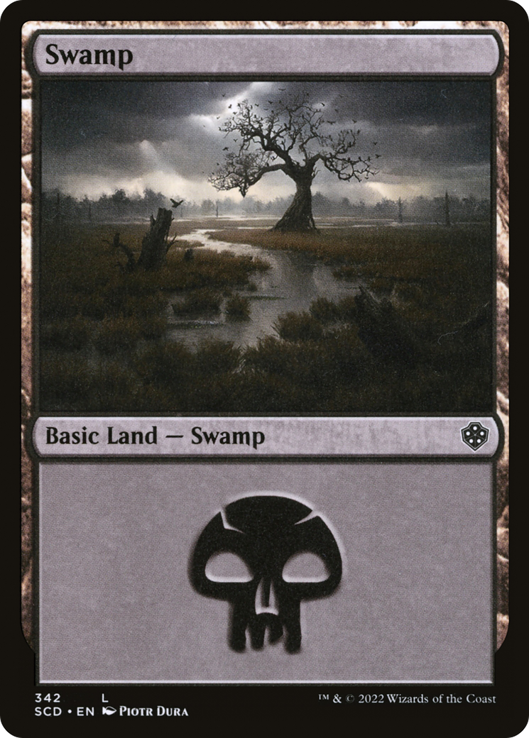 Swamp (342) [Starter Commander Decks] | I Want That Stuff Brandon