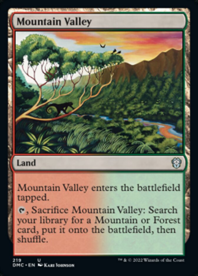 Mountain Valley [Dominaria United Commander] | I Want That Stuff Brandon