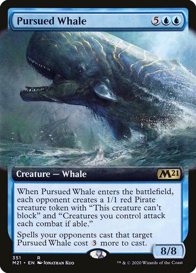 Pursued Whale (Extended Art) [Core Set 2021] | I Want That Stuff Brandon