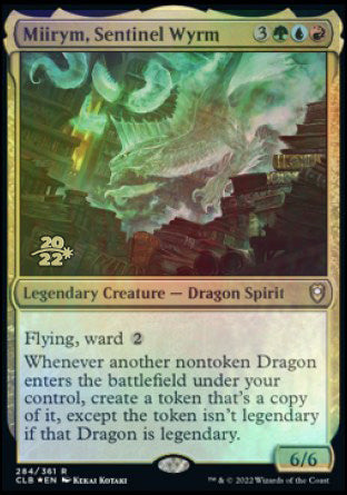 Miirym, Sentinel Wyrm [Commander Legends: Battle for Baldur's Gate Prerelease Promos] | I Want That Stuff Brandon