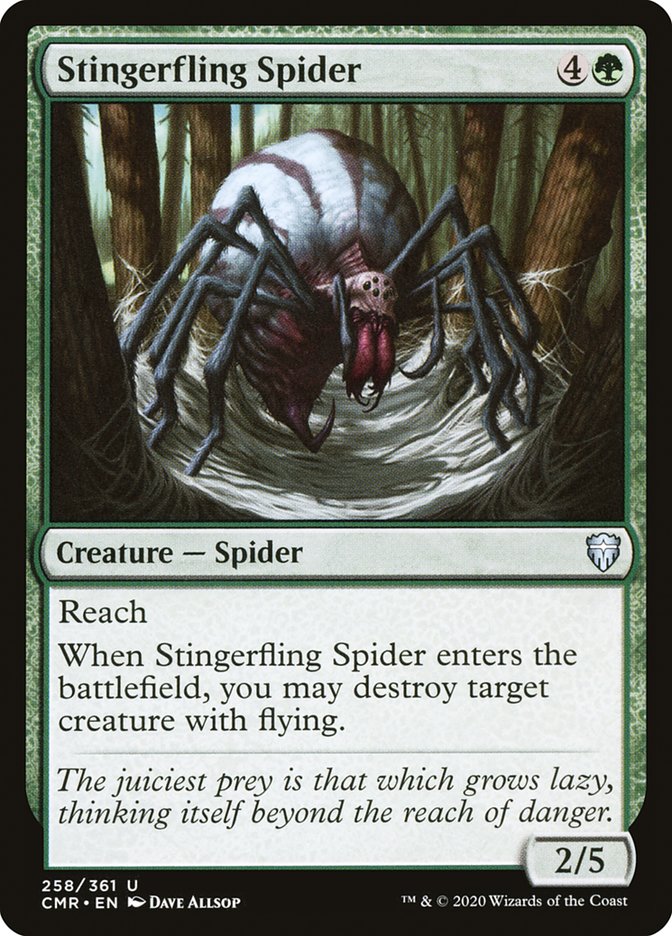 Stingerfling Spider [Commander Legends] | I Want That Stuff Brandon