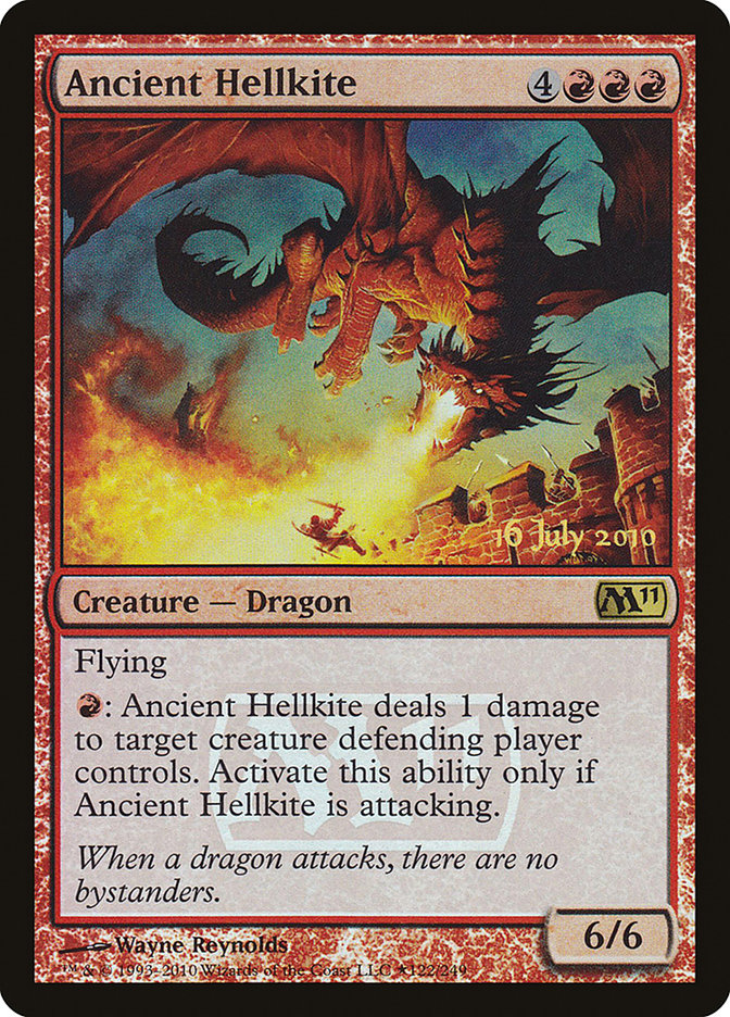 Ancient Hellkite [Magic 2011 Prerelease Promos] | I Want That Stuff Brandon