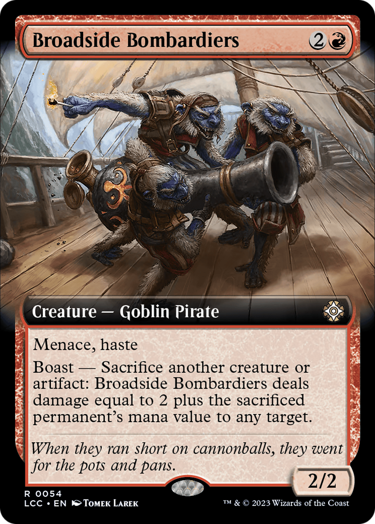 Broadside Bombardiers (Extended Art) [The Lost Caverns of Ixalan Commander] | I Want That Stuff Brandon