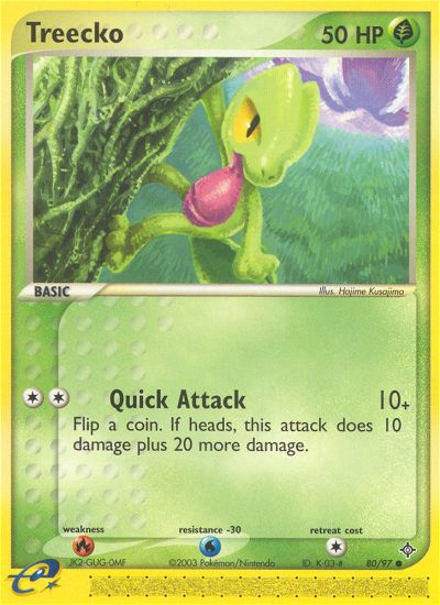 Treecko (80/97) [EX: Dragon] | I Want That Stuff Brandon