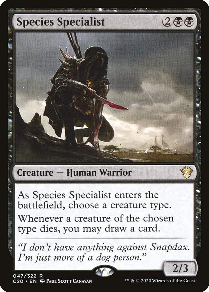 Species Specialist [Commander 2020] | I Want That Stuff Brandon