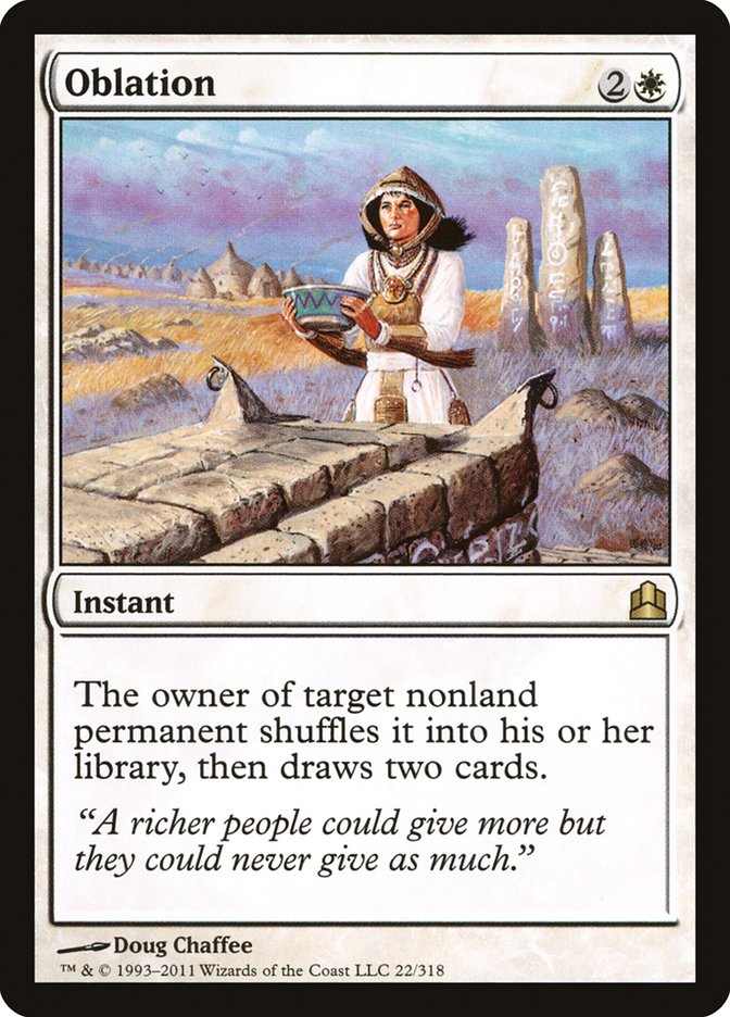 Oblation [Commander 2011] | I Want That Stuff Brandon