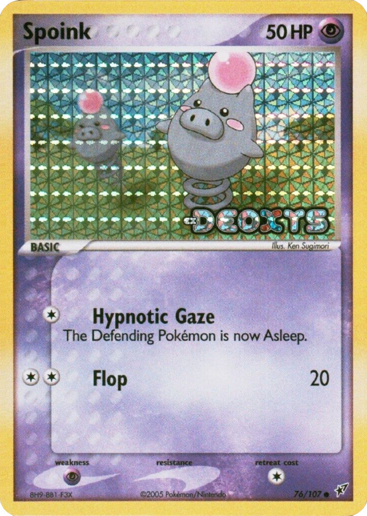 Spoink (76/107) (Stamped) [EX: Deoxys] | I Want That Stuff Brandon