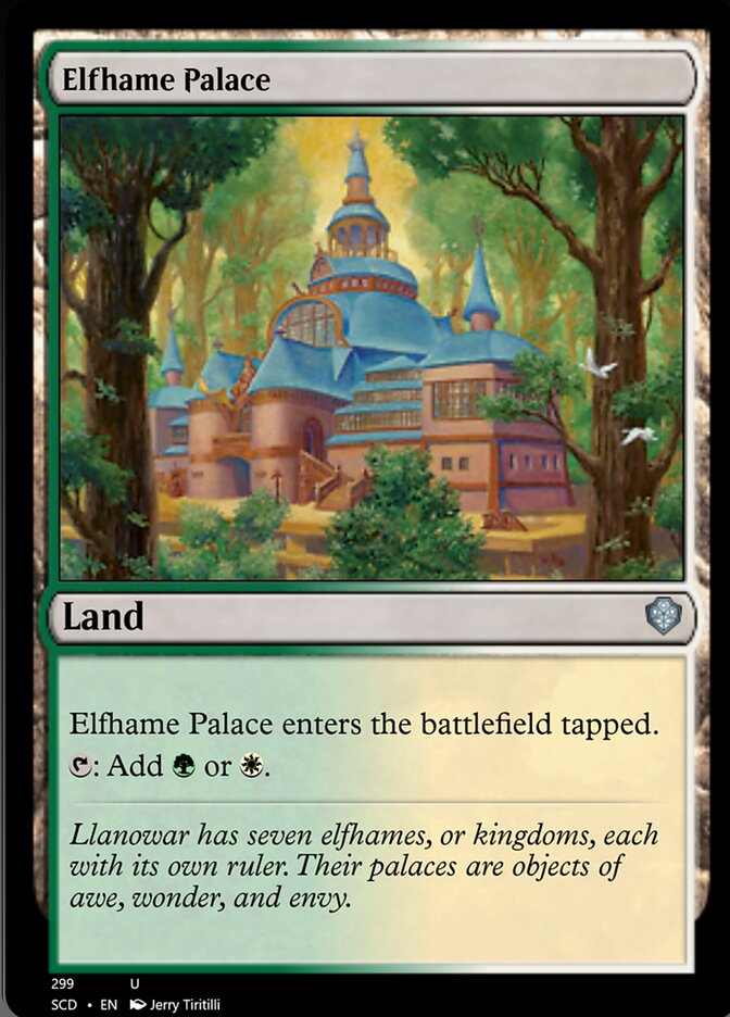 Elfhame Palace [Starter Commander Decks] | I Want That Stuff Brandon