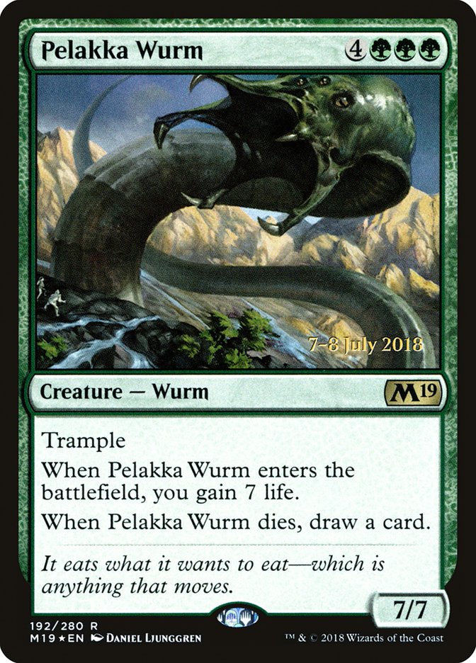 Pelakka Wurm [Core Set 2019 Prerelease Promos] | I Want That Stuff Brandon