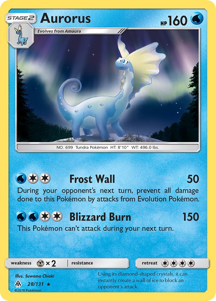 Aurorus (28/131) [Sun & Moon: Forbidden Light] | I Want That Stuff Brandon