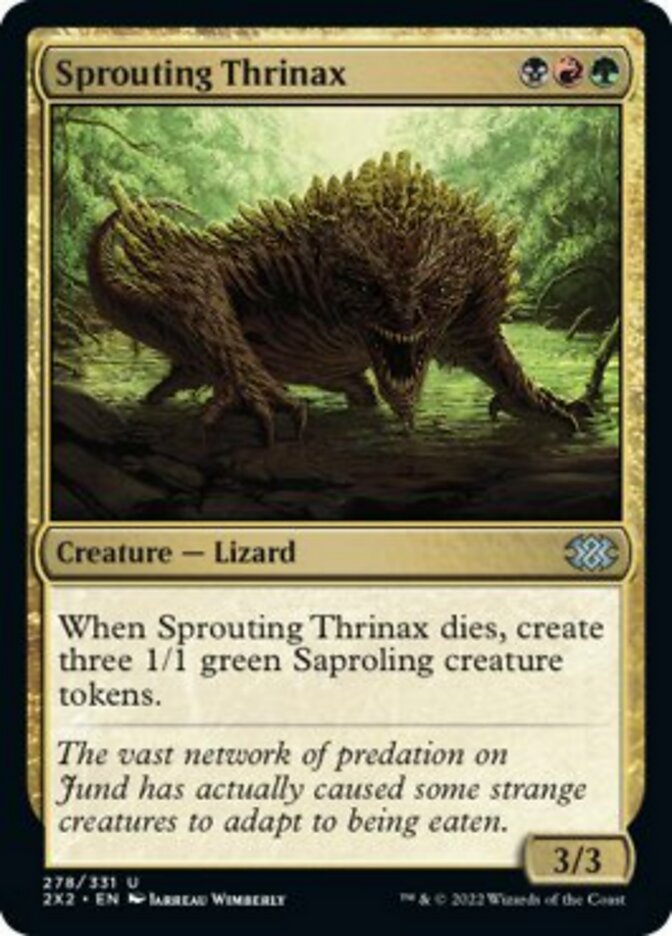 Sprouting Thrinax [Double Masters 2022] | I Want That Stuff Brandon