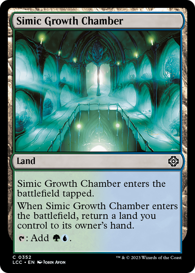 Simic Growth Chamber [The Lost Caverns of Ixalan Commander] | I Want That Stuff Brandon