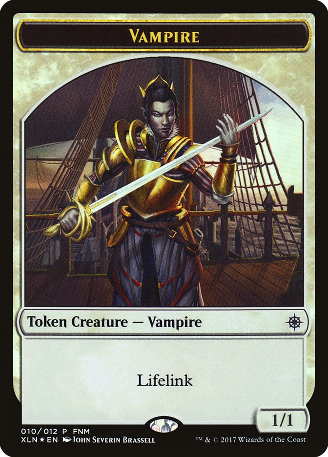 Vampire // Treasure Double-Sided Token [Friday Night Magic 2017] | I Want That Stuff Brandon