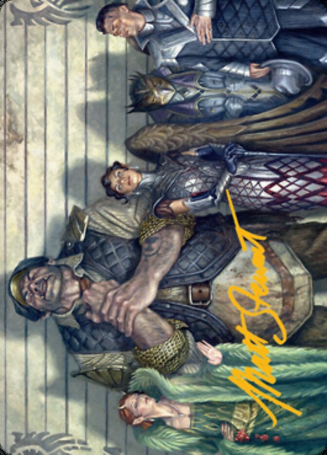 Rogues' Gallery Art Card (Gold-Stamped Signature) [Streets of New Capenna Art Series] | I Want That Stuff Brandon