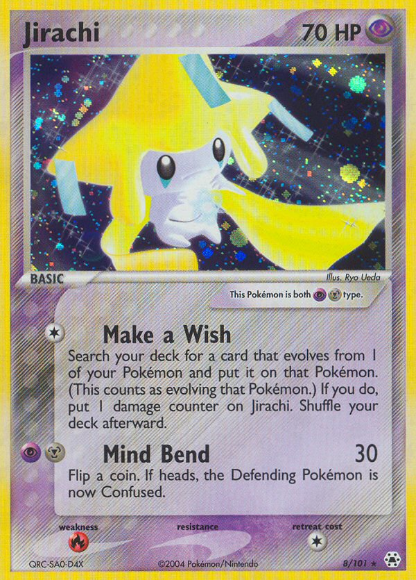 Jirachi (8/101) [EX: Hidden Legends] | I Want That Stuff Brandon