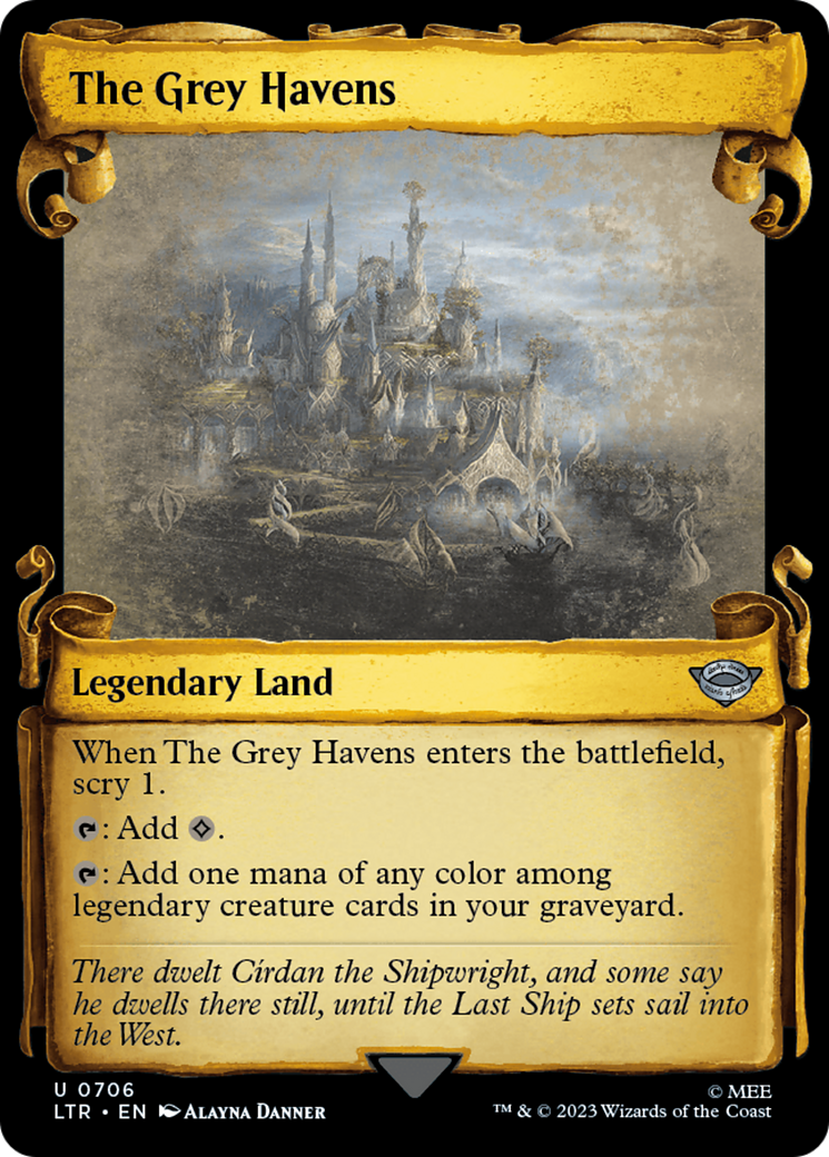 The Grey Havens [The Lord of the Rings: Tales of Middle-Earth Showcase Scrolls] | I Want That Stuff Brandon
