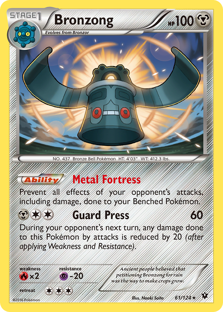 Bronzong (61/124) [XY: Fates Collide] | I Want That Stuff Brandon