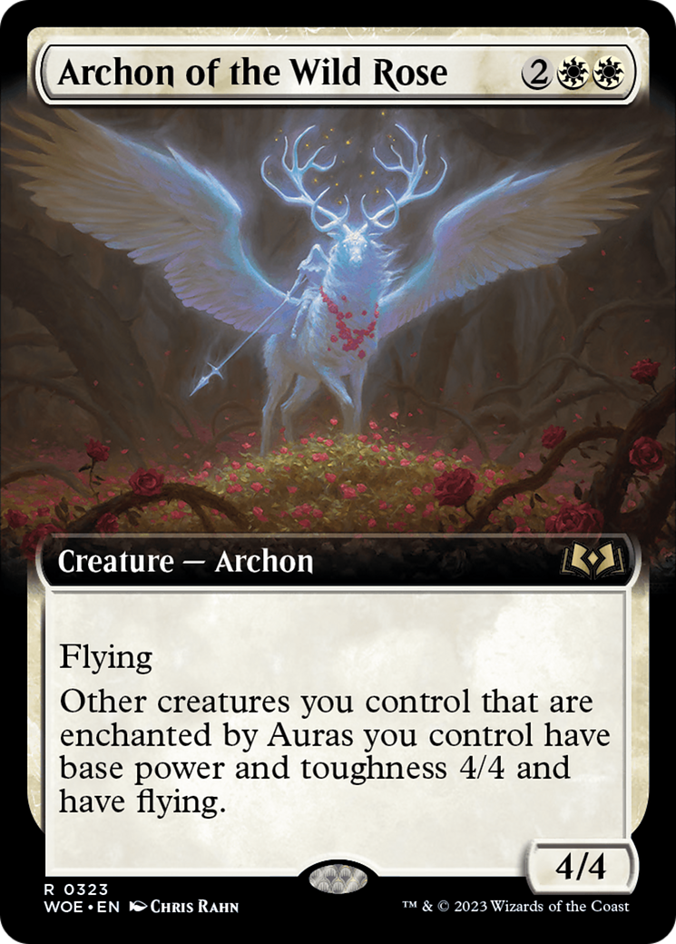 Archon of the Wild Rose (Extended Art) [Wilds of Eldraine] | I Want That Stuff Brandon
