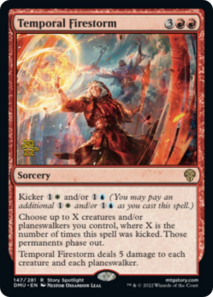 Temporal Firestorm [Dominaria United Prerelease Promos] | I Want That Stuff Brandon