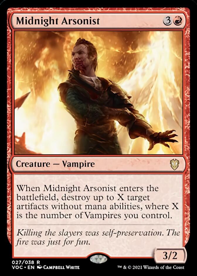 Midnight Arsonist [Innistrad: Crimson Vow Commander] | I Want That Stuff Brandon