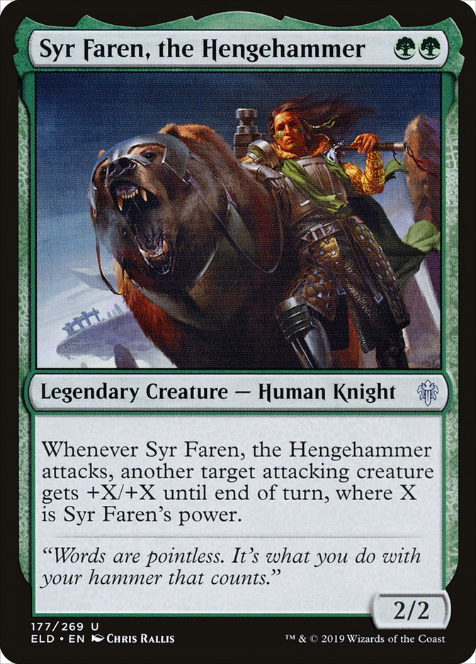 Syr Faren, the Hengehammer [Throne of Eldraine] | I Want That Stuff Brandon