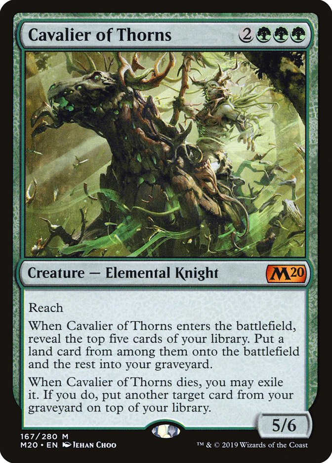 Cavalier of Thorns [Core Set 2020] | I Want That Stuff Brandon