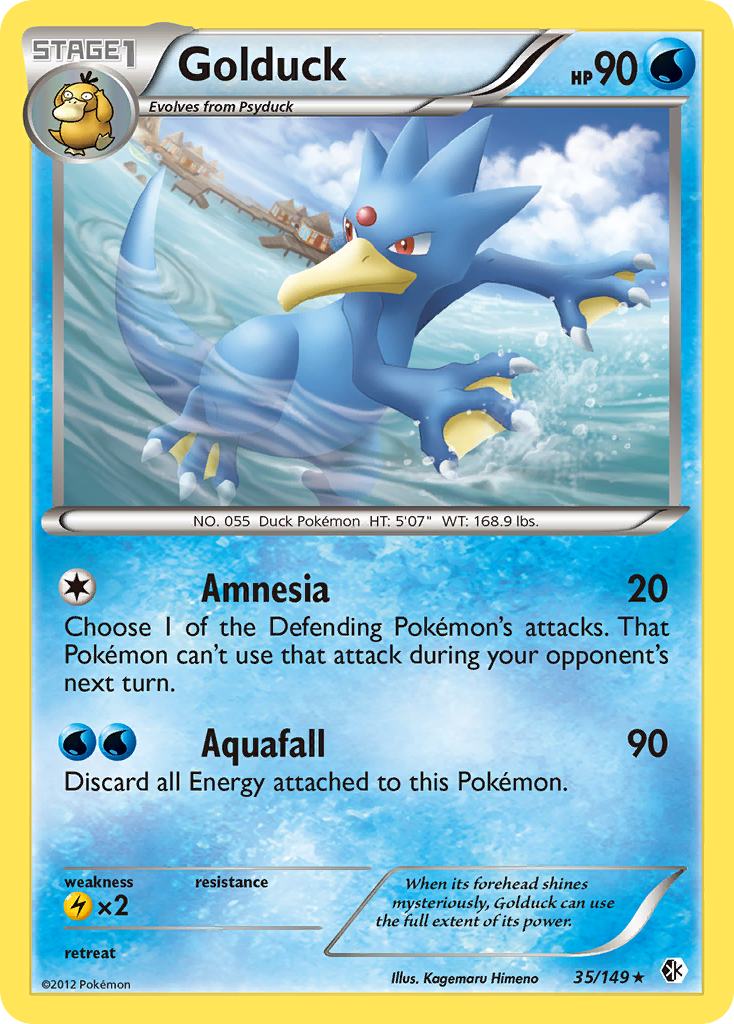 Golduck (35/149) [Black & White: Boundaries Crossed] | I Want That Stuff Brandon