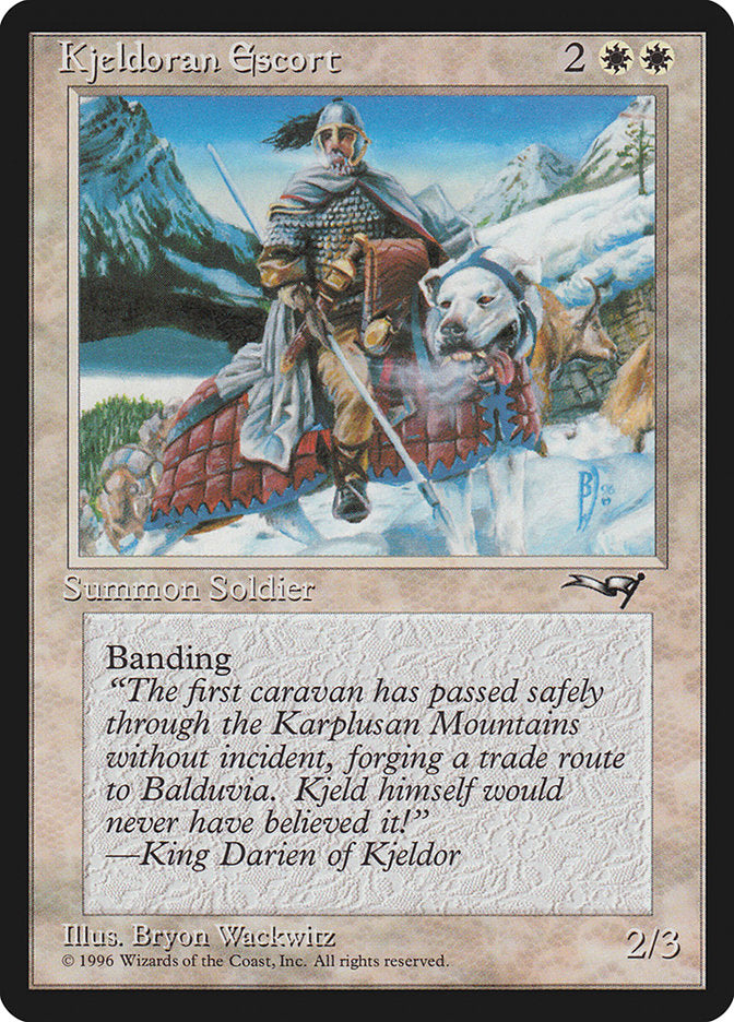 Kjeldoran Escort (Mountain Background) [Alliances] | I Want That Stuff Brandon