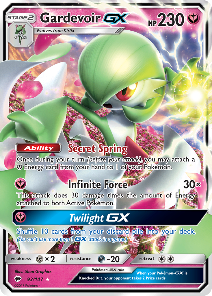 Gardevoir GX (93/147) [Sun & Moon: Burning Shadows] | I Want That Stuff Brandon