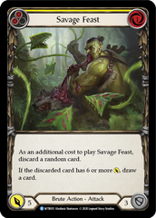 Savage Feast (Yellow) [WTR015] Unlimited Edition Normal | I Want That Stuff Brandon