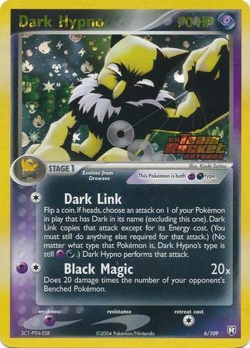 Dark Hypno (6/109) (Stamped) [EX: Team Rocket Returns] | I Want That Stuff Brandon