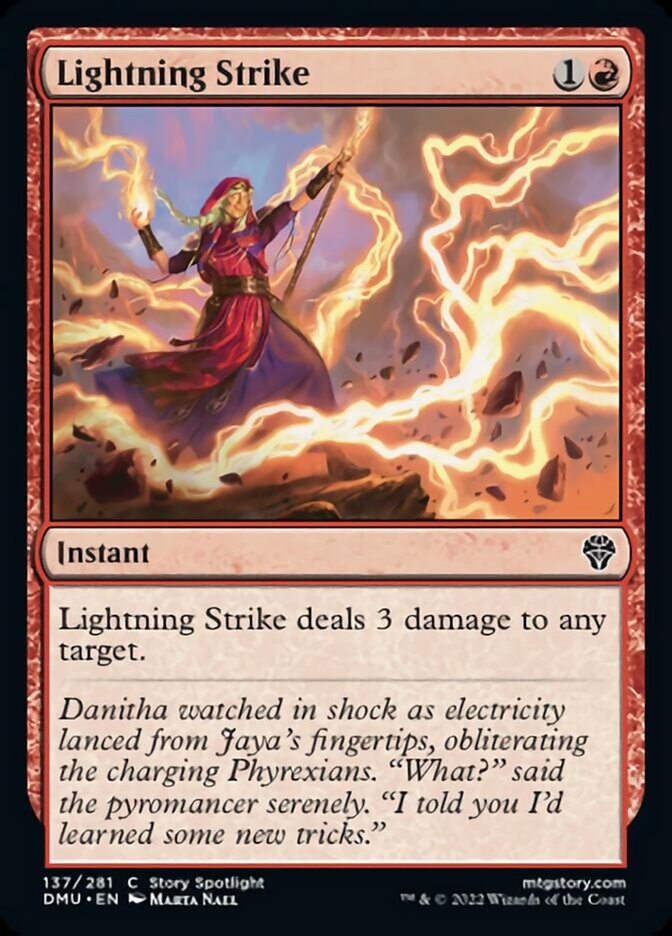 Lightning Strike [Dominaria United] | I Want That Stuff Brandon