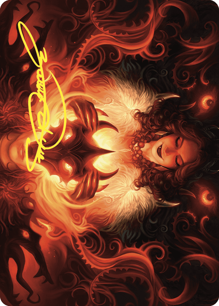 Witch's Mark Art Card (Gold-Stamped Signature) [Wilds of Eldraine Art Series] | I Want That Stuff Brandon