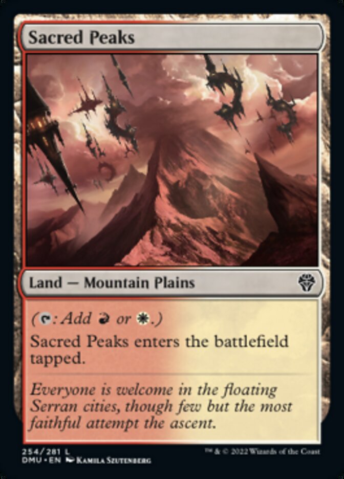 Sacred Peaks [Dominaria United] | I Want That Stuff Brandon