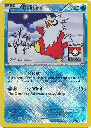 Delibird (38/149) (League Promo 2nd Place) [Black & White: Boundaries Crossed] | I Want That Stuff Brandon