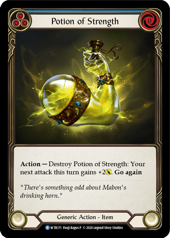 Potion of Strength [WTR171] Unlimited Edition Rainbow Foil | I Want That Stuff Brandon