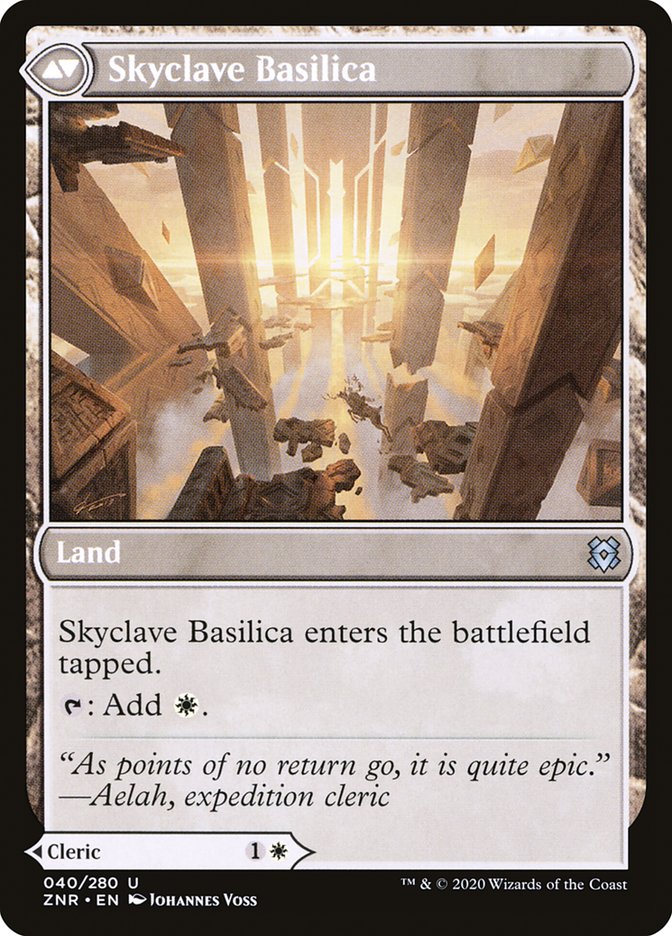 Skyclave Cleric // Skyclave Basilica [Zendikar Rising] | I Want That Stuff Brandon