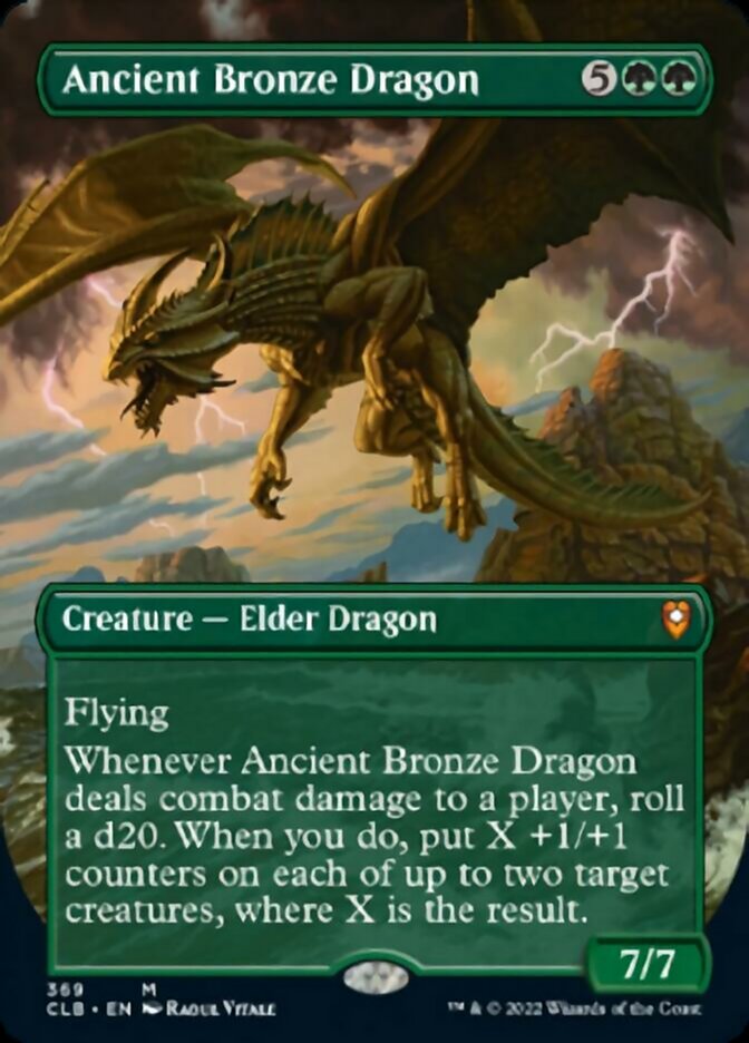 Ancient Bronze Dragon (Borderless Alternate Art) [Commander Legends: Battle for Baldur's Gate] | I Want That Stuff Brandon