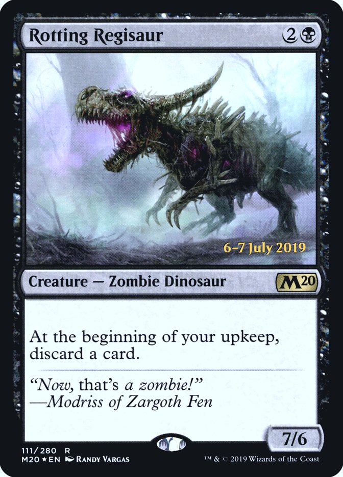 Rotting Regisaur [Core Set 2020 Prerelease Promos] | I Want That Stuff Brandon