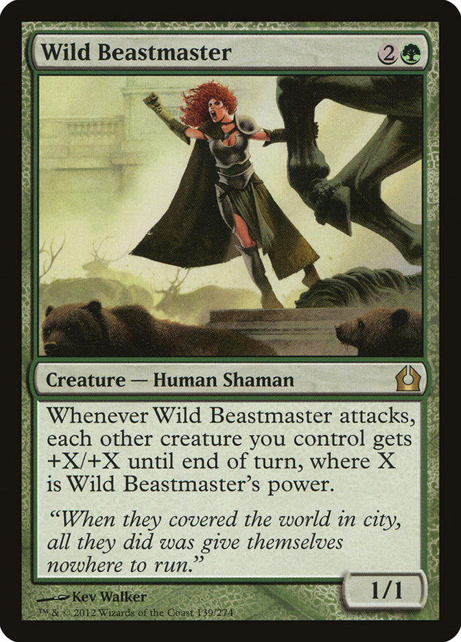 Wild Beastmaster [Return to Ravnica] | I Want That Stuff Brandon