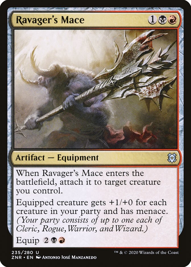 Ravager's Mace [Zendikar Rising] | I Want That Stuff Brandon