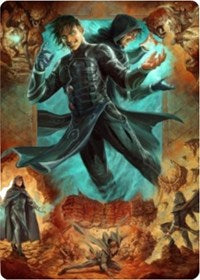 Jace, Mirror Mage 2 Art Card [Zendikar Rising Art Series] | I Want That Stuff Brandon