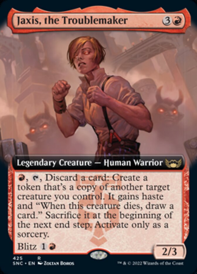 Jaxis, the Troublemaker (Extended Art) [Streets of New Capenna] | I Want That Stuff Brandon