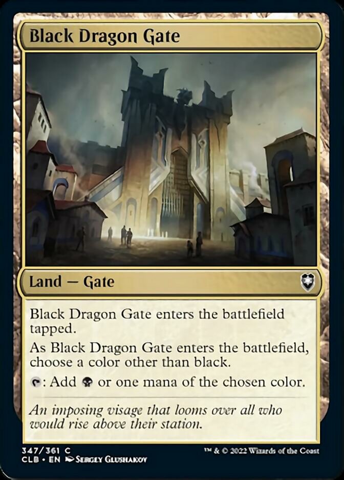 Black Dragon Gate [Commander Legends: Battle for Baldur's Gate] | I Want That Stuff Brandon