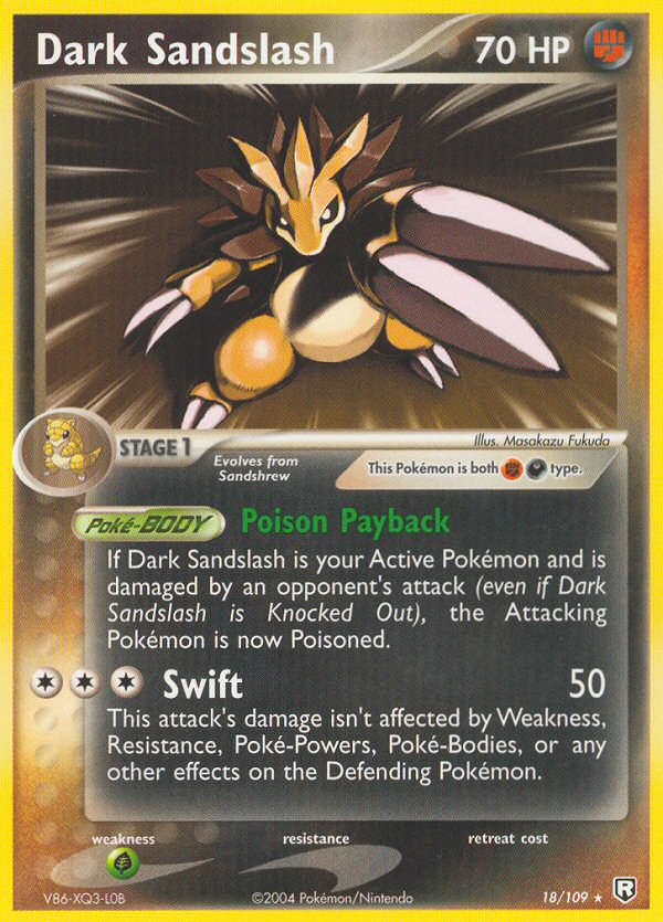 Dark Sandslash (18/109) [EX: Team Rocket Returns] | I Want That Stuff Brandon