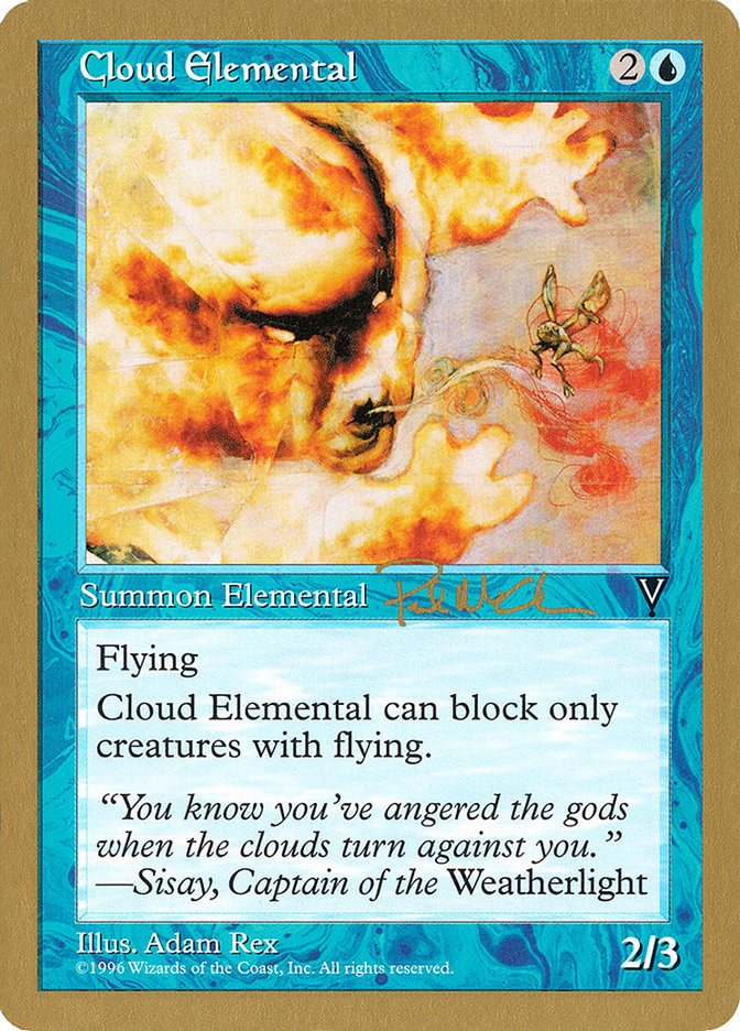 Cloud Elemental (Paul McCabe) [World Championship Decks 1997] | I Want That Stuff Brandon