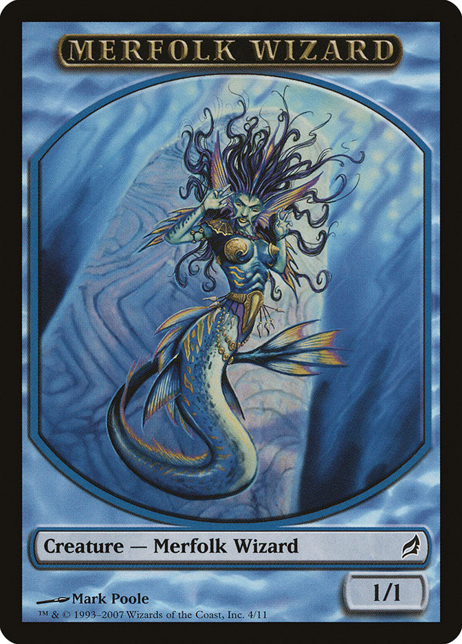 Merfolk Wizard Token [Lorwyn Tokens] | I Want That Stuff Brandon