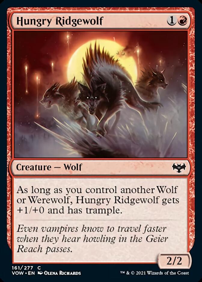 Hungry Ridgewolf [Innistrad: Crimson Vow] | I Want That Stuff Brandon